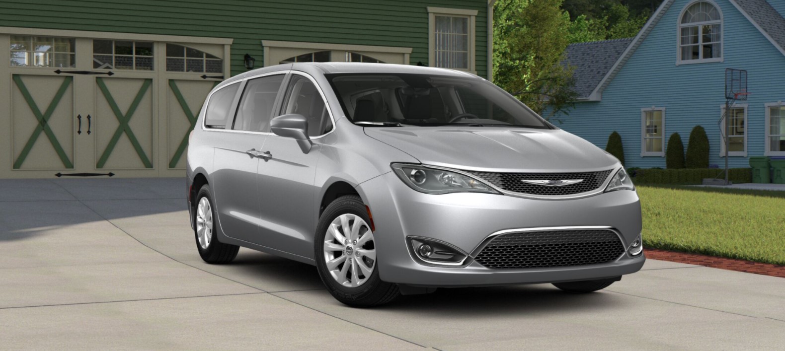 2018 Chrysler Pacifica Touring Plus Front Silver Exterior